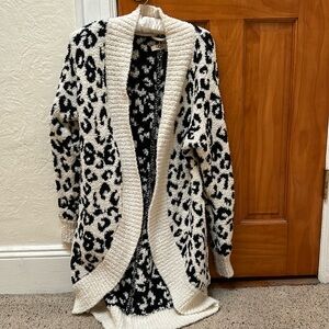 Ugg leopard cardigan